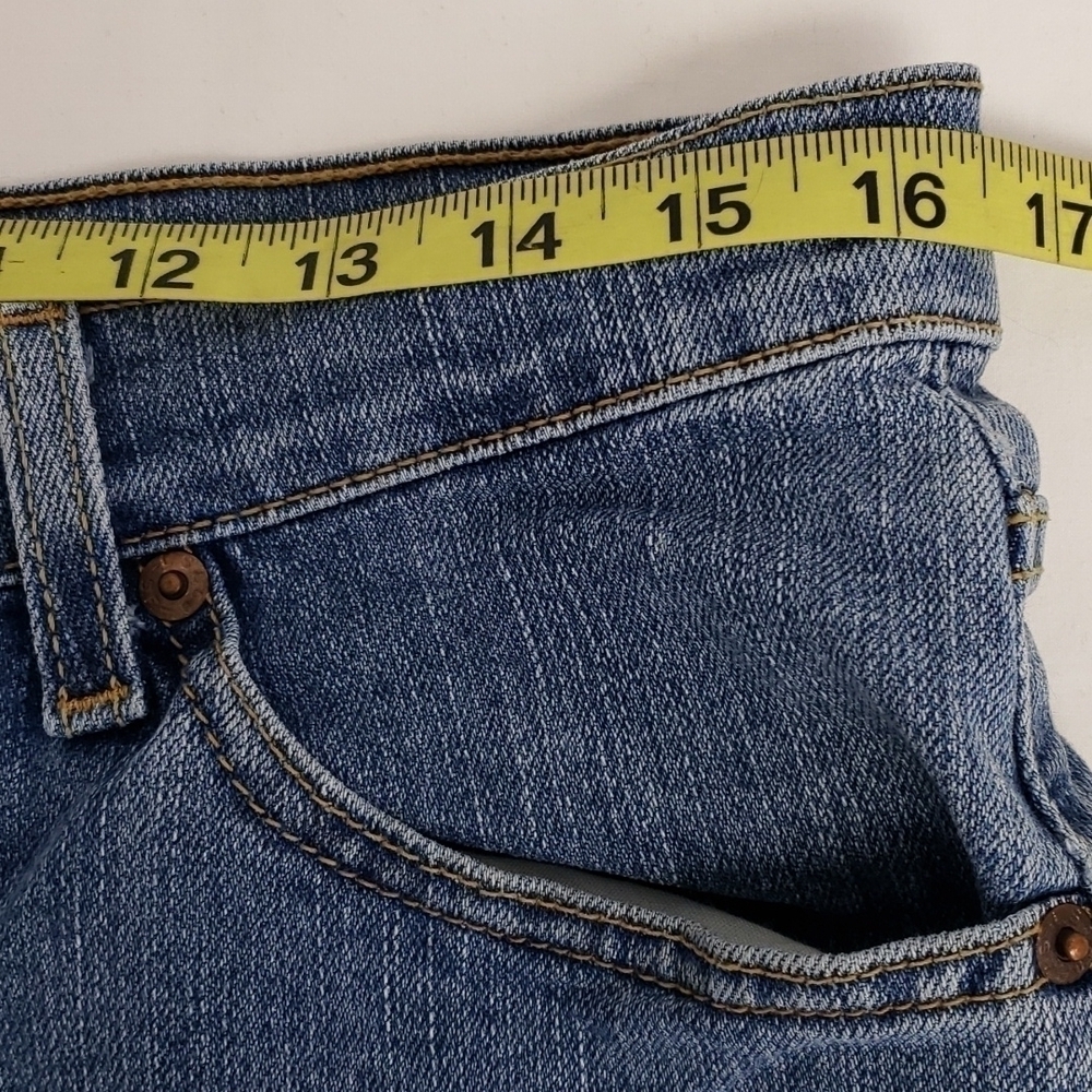 LEVI'S 512 Classic Slim Fit Tapered Leg 14M 33x28 VGUC 2004 early Y2K - Picture 7 of 11